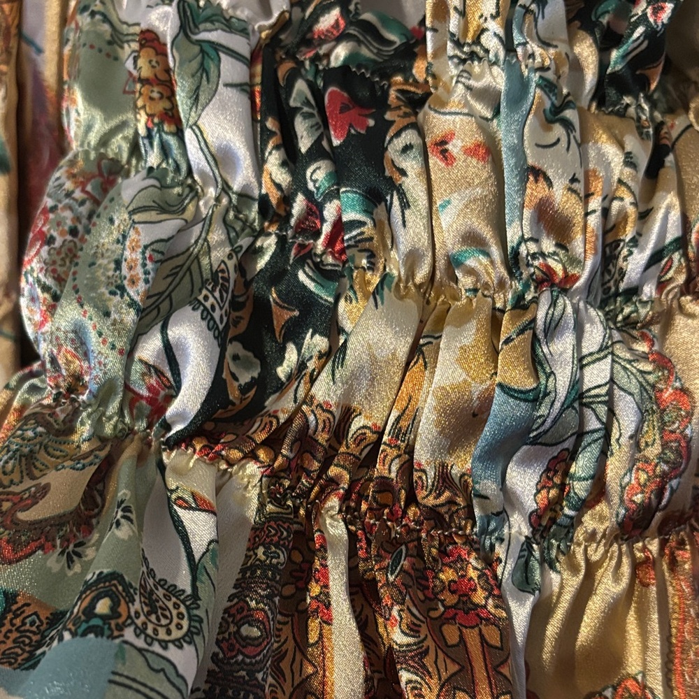 Source Unknown Multicolor Patterned Blouse - Picture 2 of 3